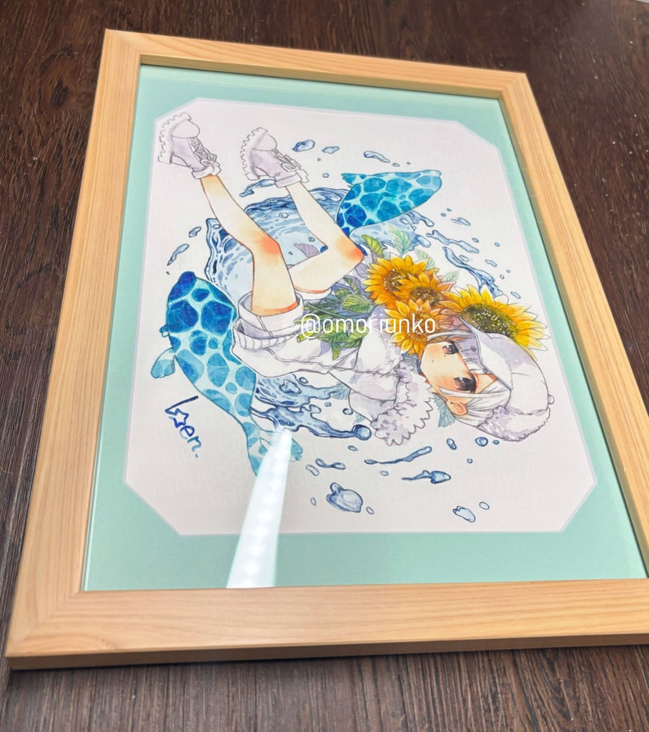 【原画】あざらしと夏