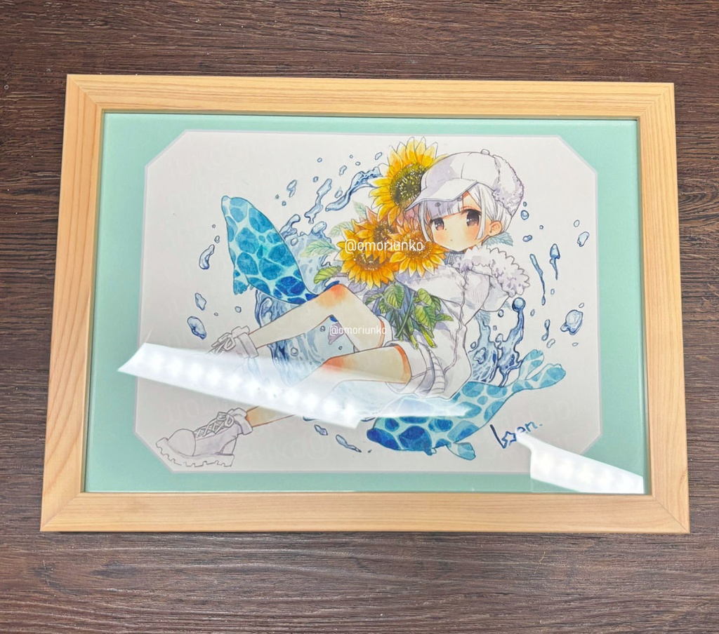 【原画】あざらしと夏