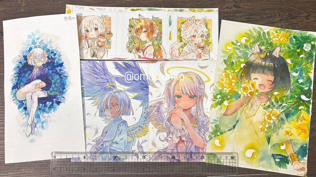 【原画】しあわせの黄色