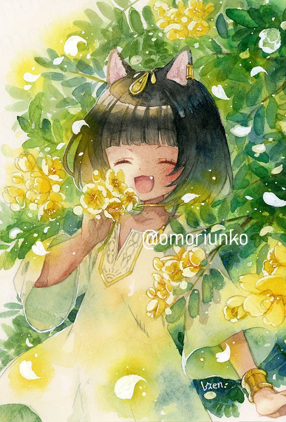 【原画】しあわせの黄色