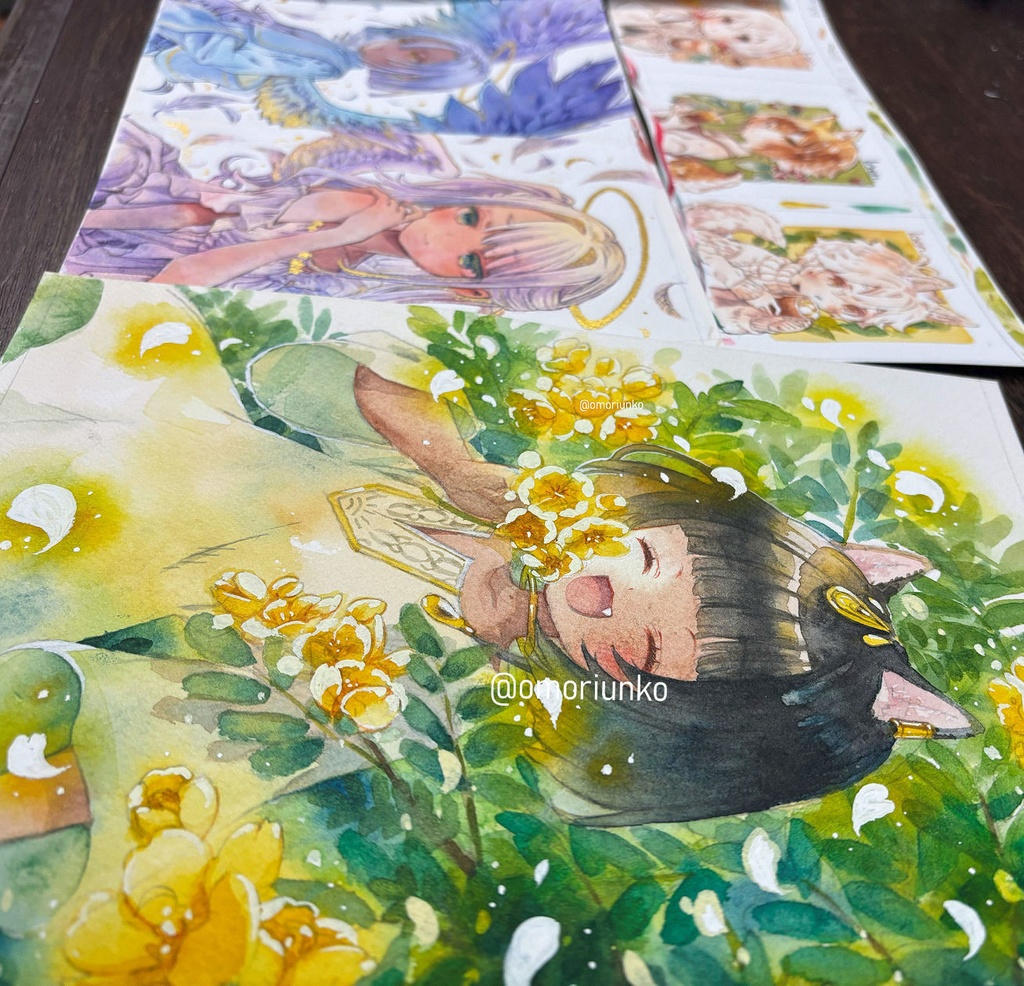 【原画】しあわせの黄色