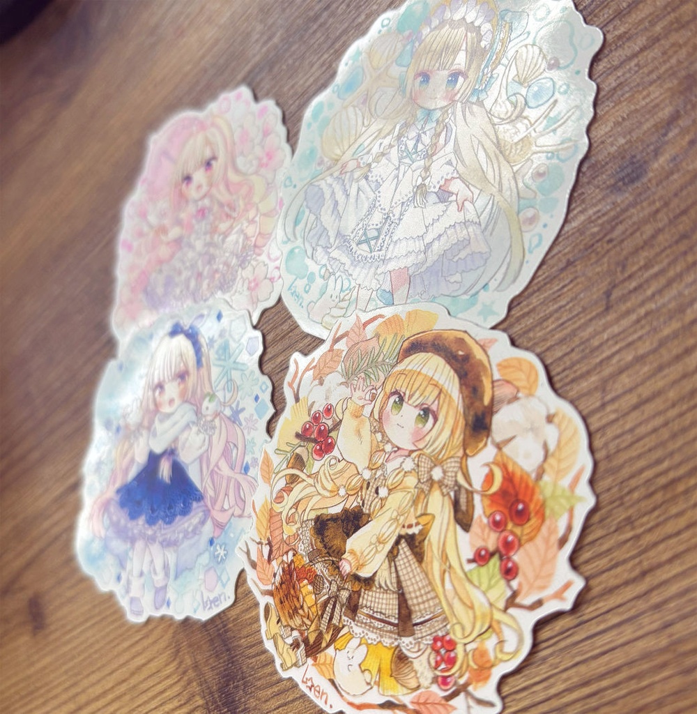 ステッカーセット アリス/いちご
