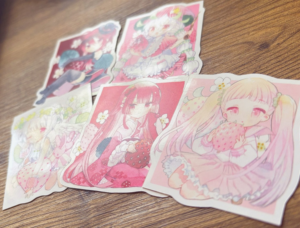 ステッカーセット アリス/いちご