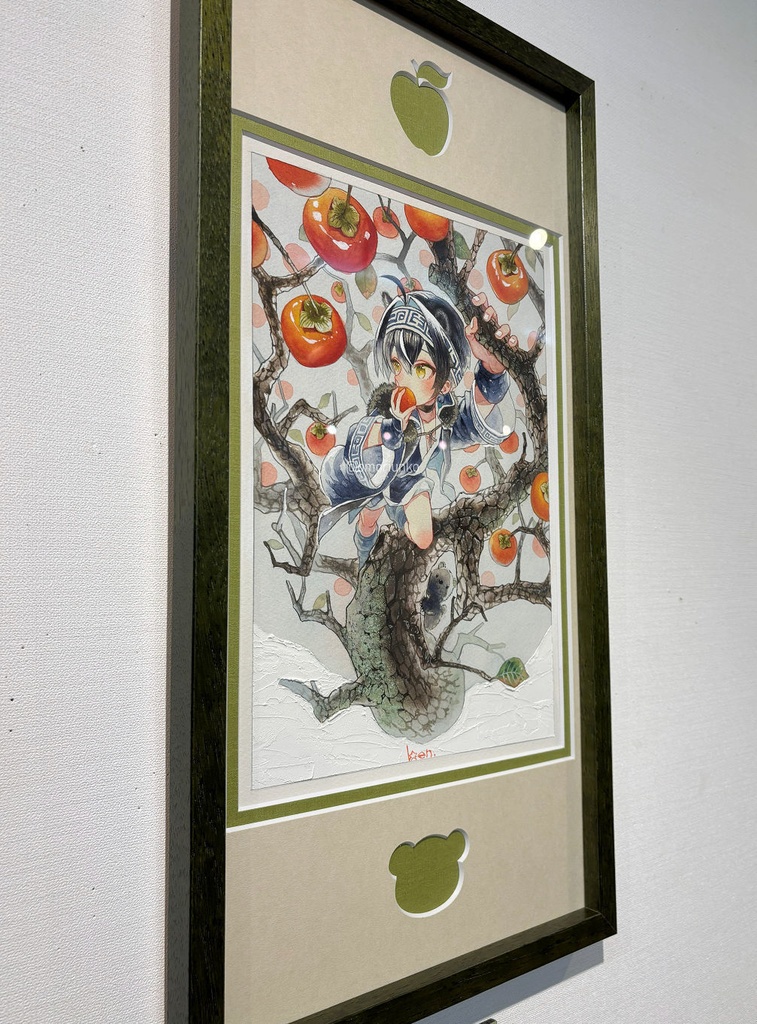 【マット額装原画】おいしい橙