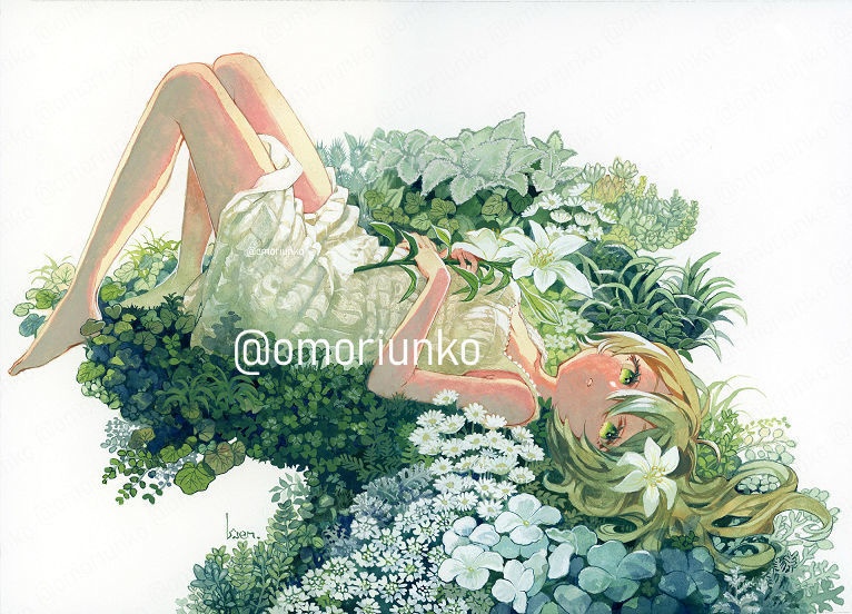 【マット額装原画】Garden