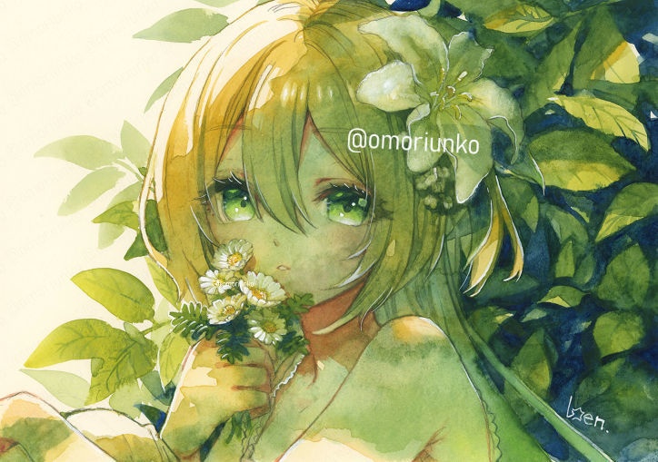 【原画】在廊中のドローイング