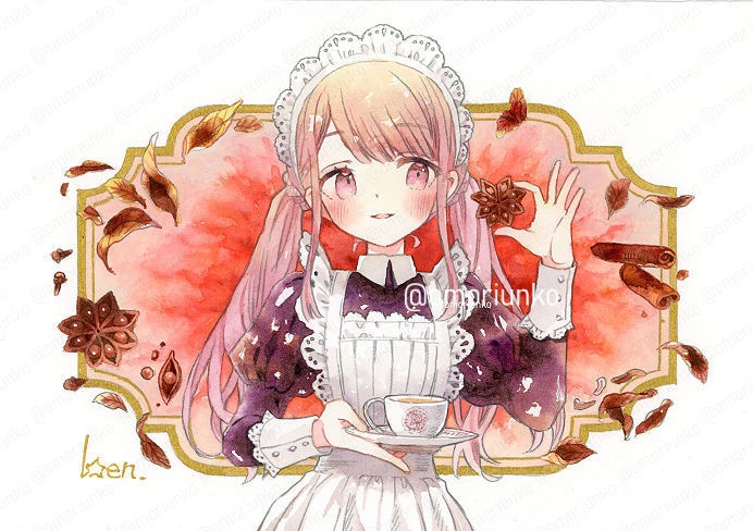 【原画】ミルクティーとメイドI