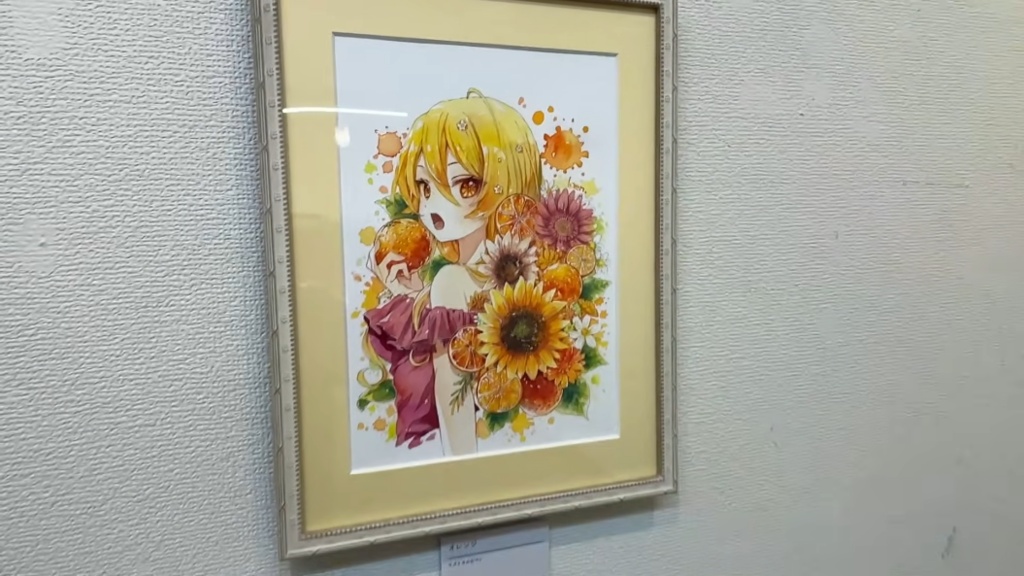 【額装原画】オレンジ