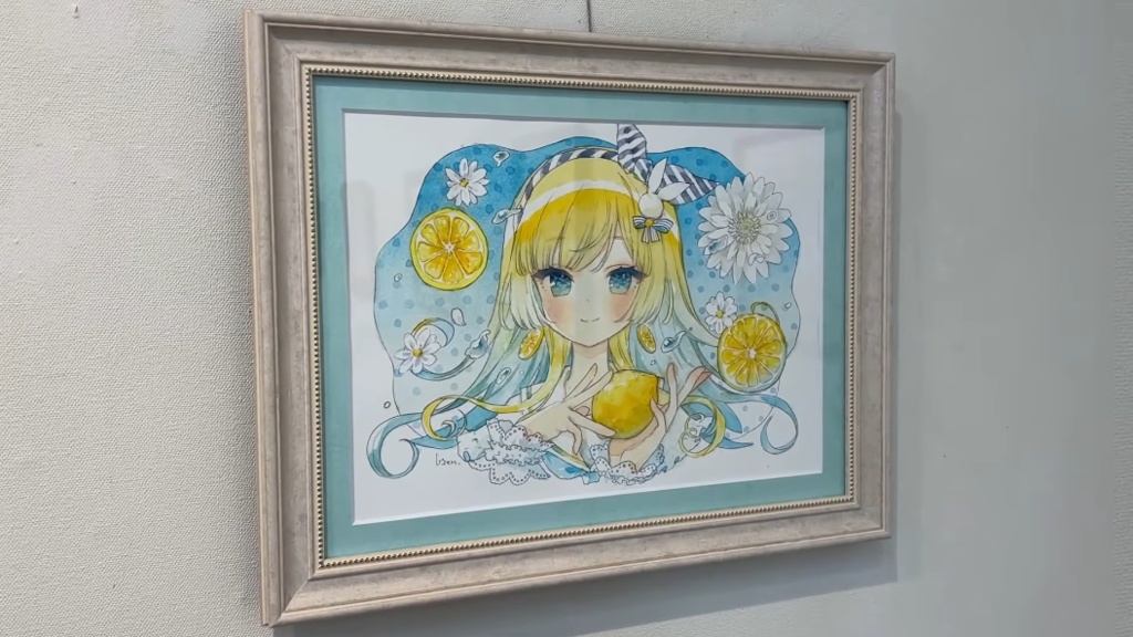 【額装原画】夏アリス