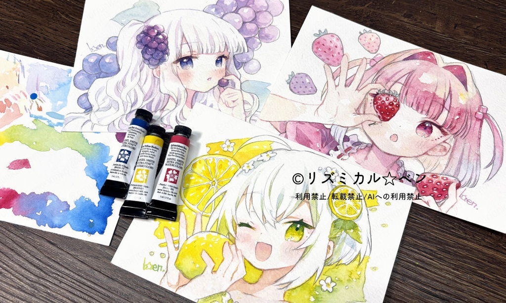 【原画】ギャラリードローイングハンザイエロー