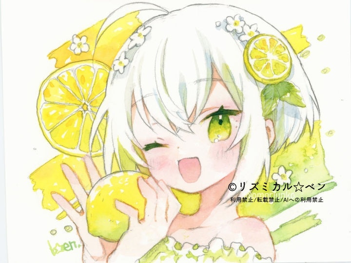 【原画】ギャラリードローイングハンザイエロー