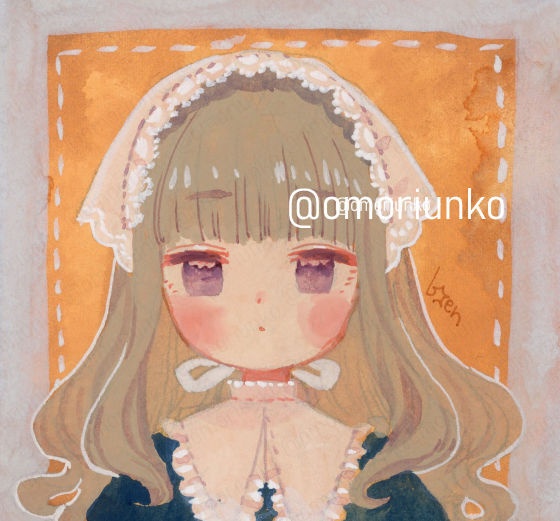 【ミニ原画】オレンジベース02