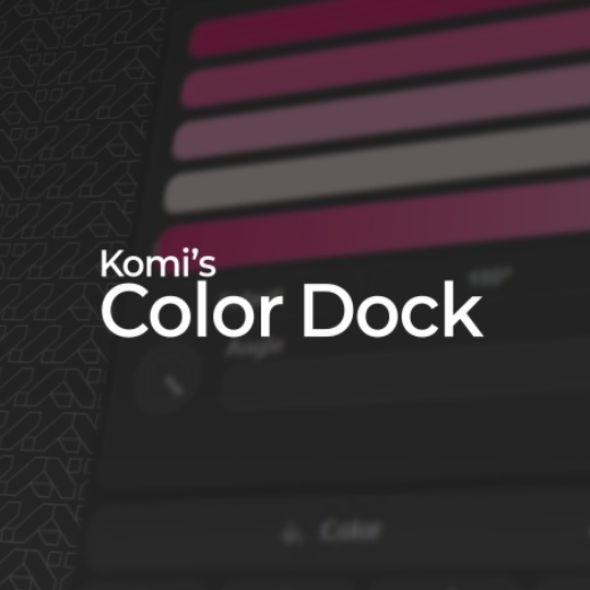 【AfterEffects拡張機能】  Komi's Color Dock