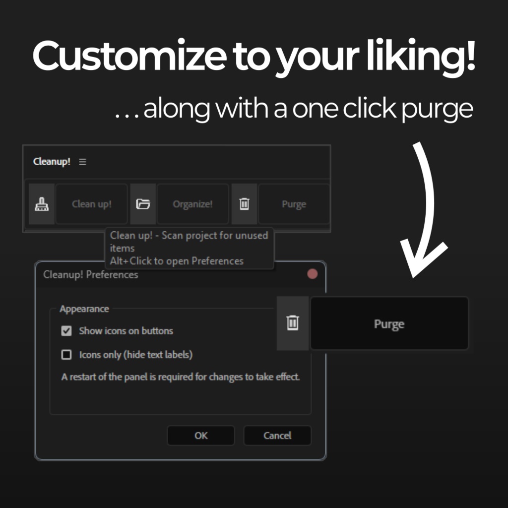 【After Effects スクリプツ】 Cleanup!