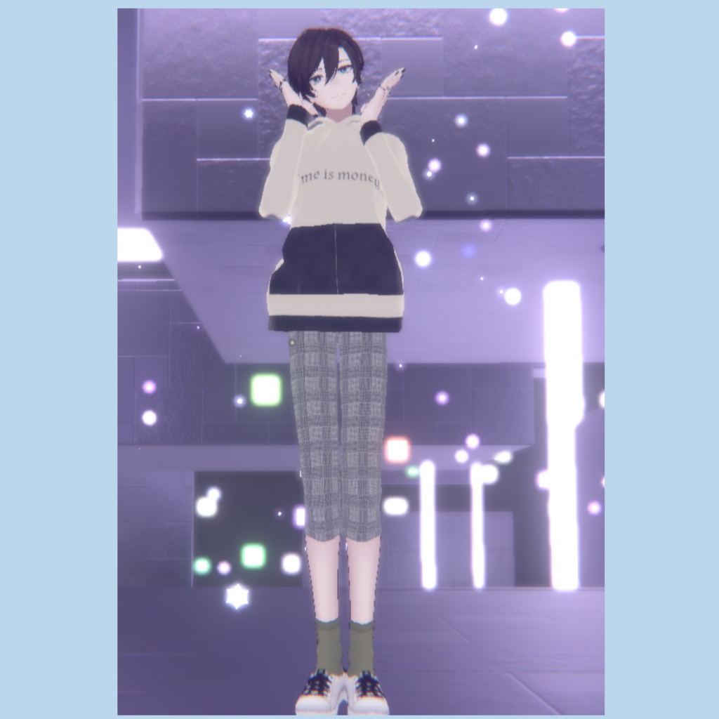 碼希-まき-maki 衣装フードパンツ 3Types VRC専用