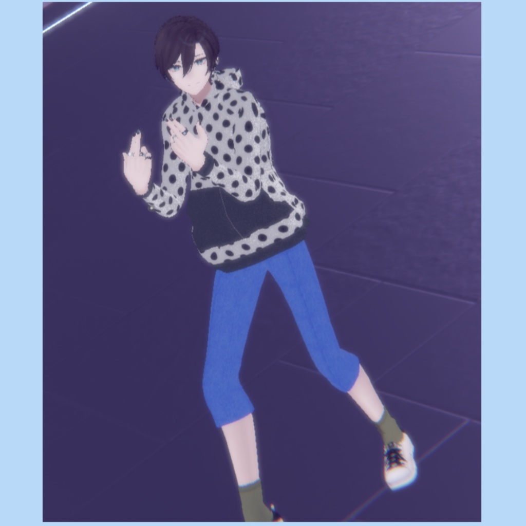 碼希-まき-maki 衣装フードパンツ 3Types VRC専用