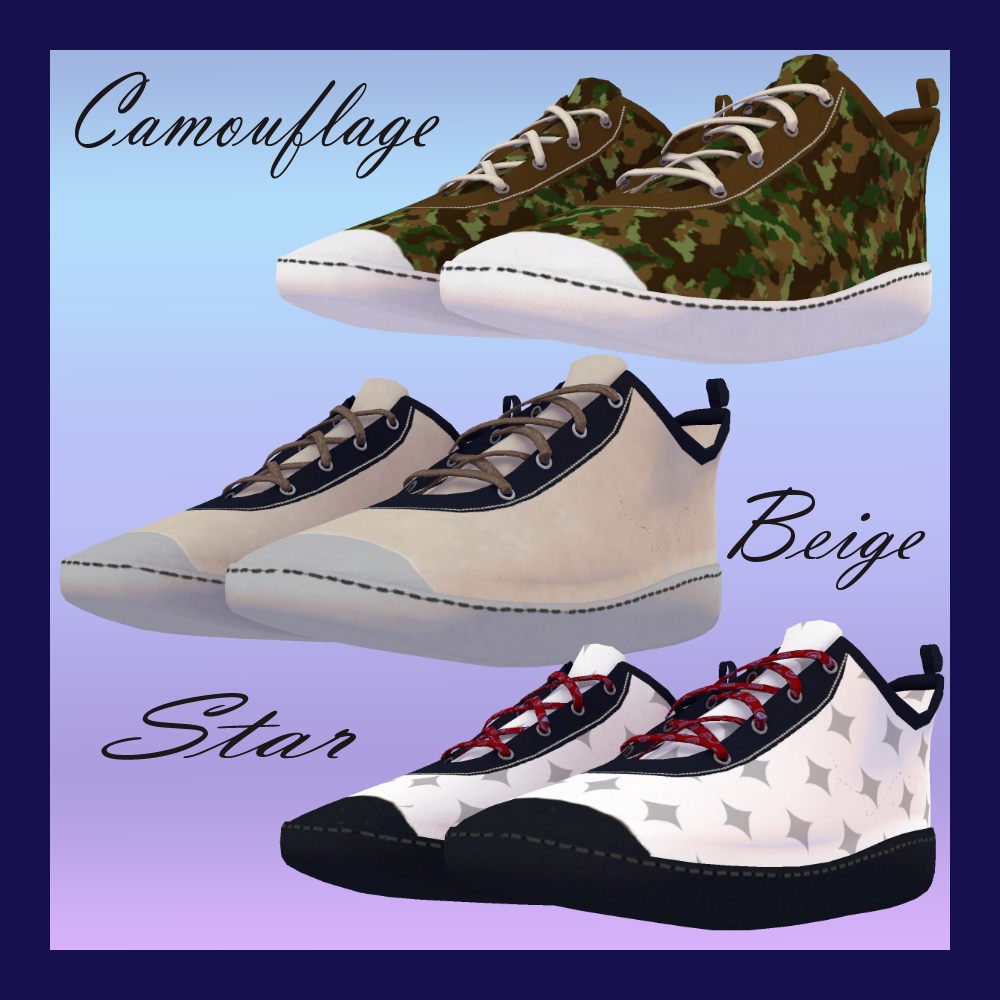 森羅-Shinra - 衣装 パーカー・パンツ・シューズ3types VRC専用