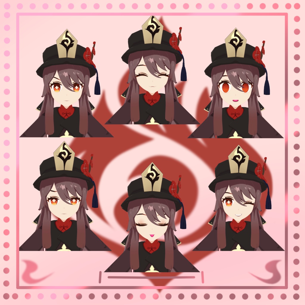 High quality | HuTao | Custom 3D model