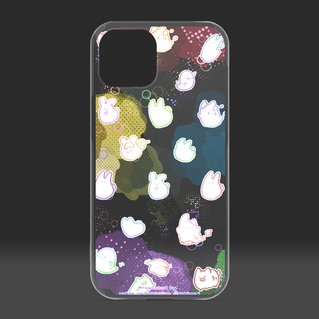 クリアiPhoneケース・ふしぎないきもの
