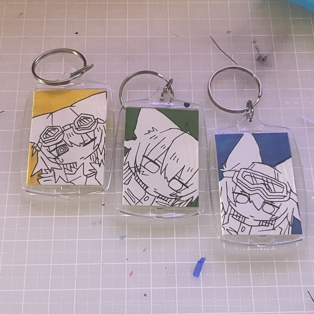 原画キーホルダー