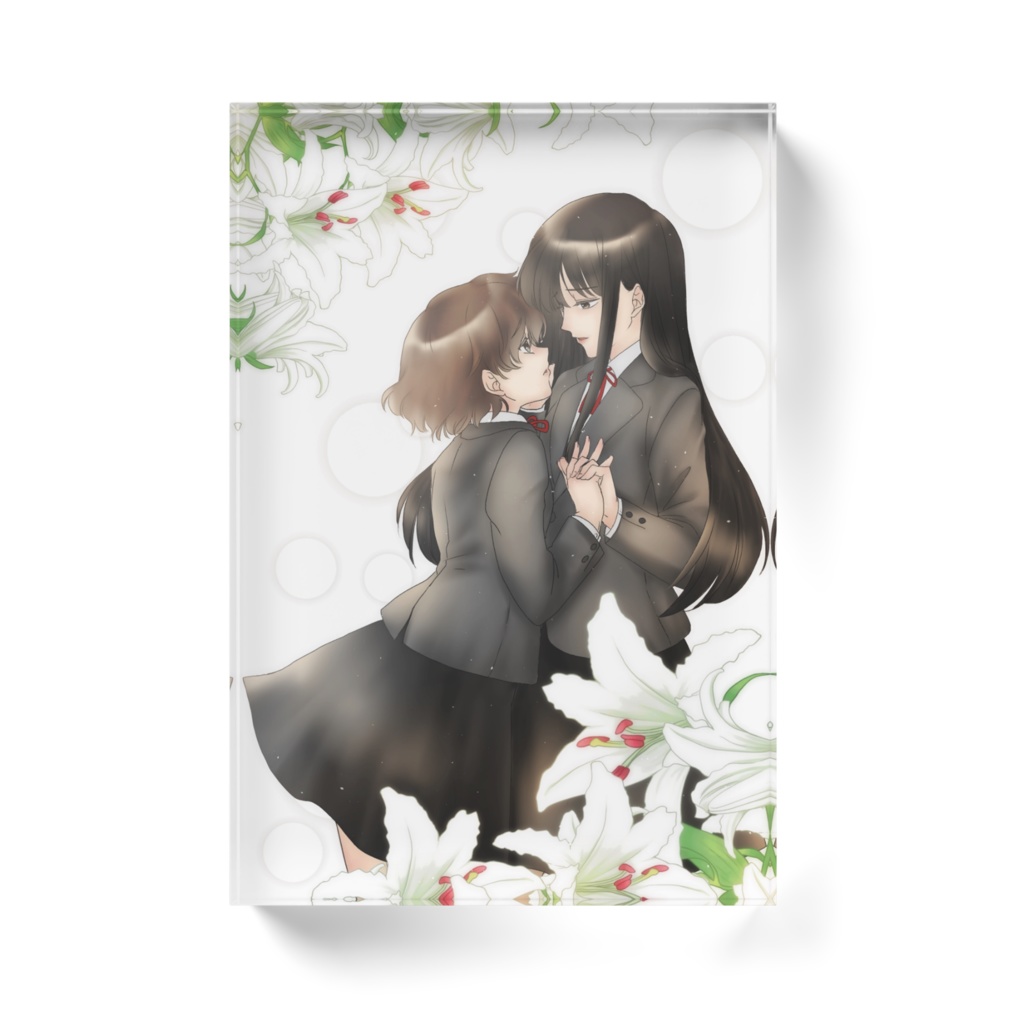 アクリルブロック(百合)