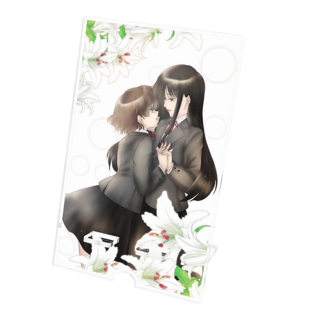 スマホスタンド(百合)