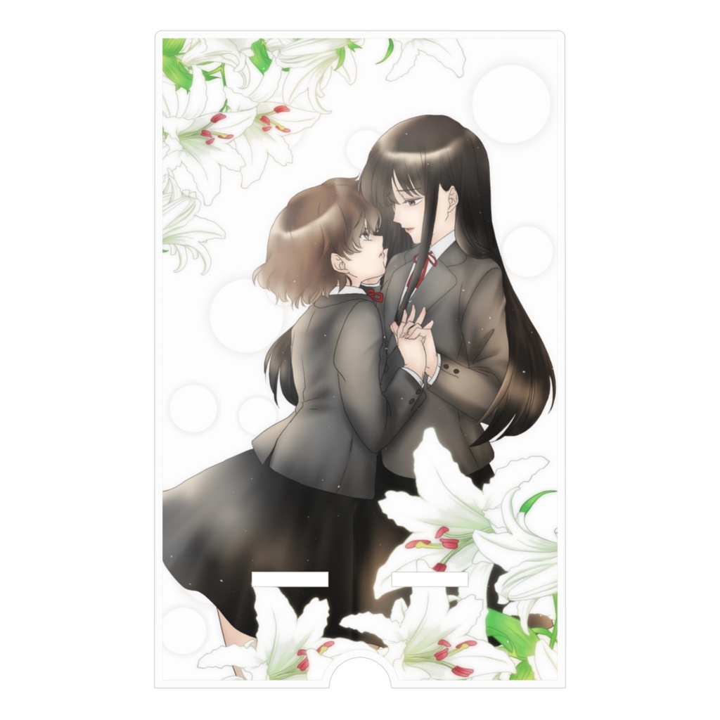 スマホスタンド(百合)