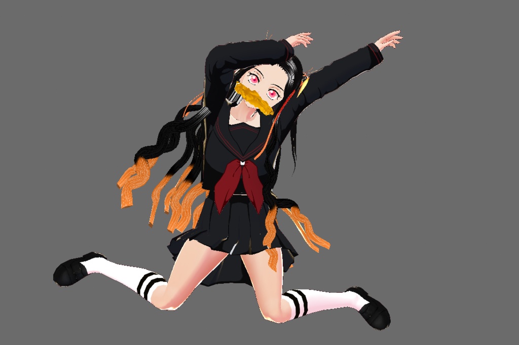 Nezuko / Kimetsu no Yaiba / hair preset / Vroid