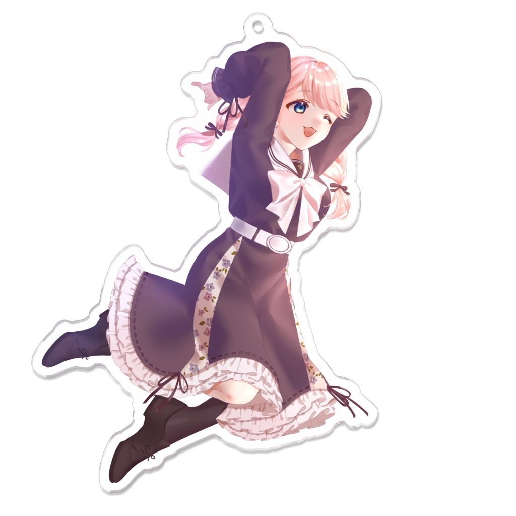 1周年記念アクリルキーホルダー【木苺るりあ】