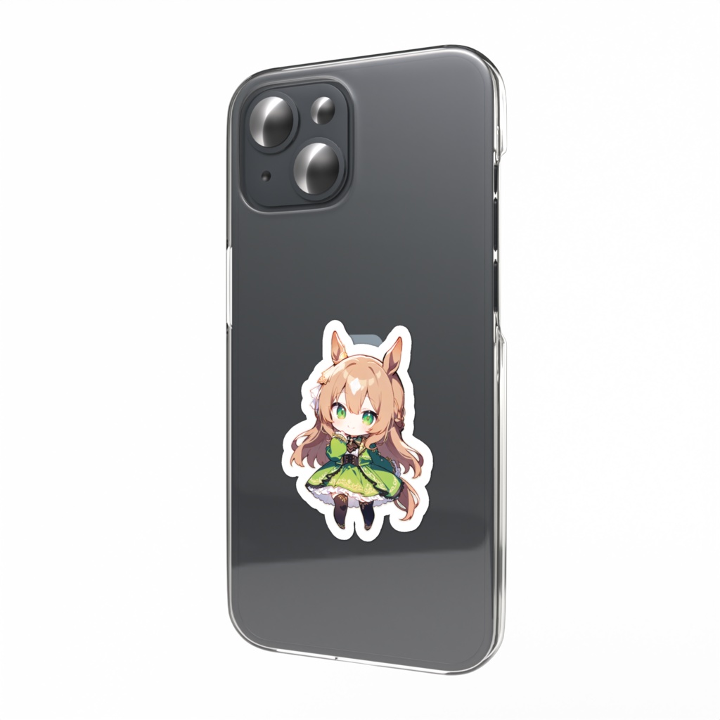 【ウマ娘】ちびサトノダイヤモンド スマホステッカー