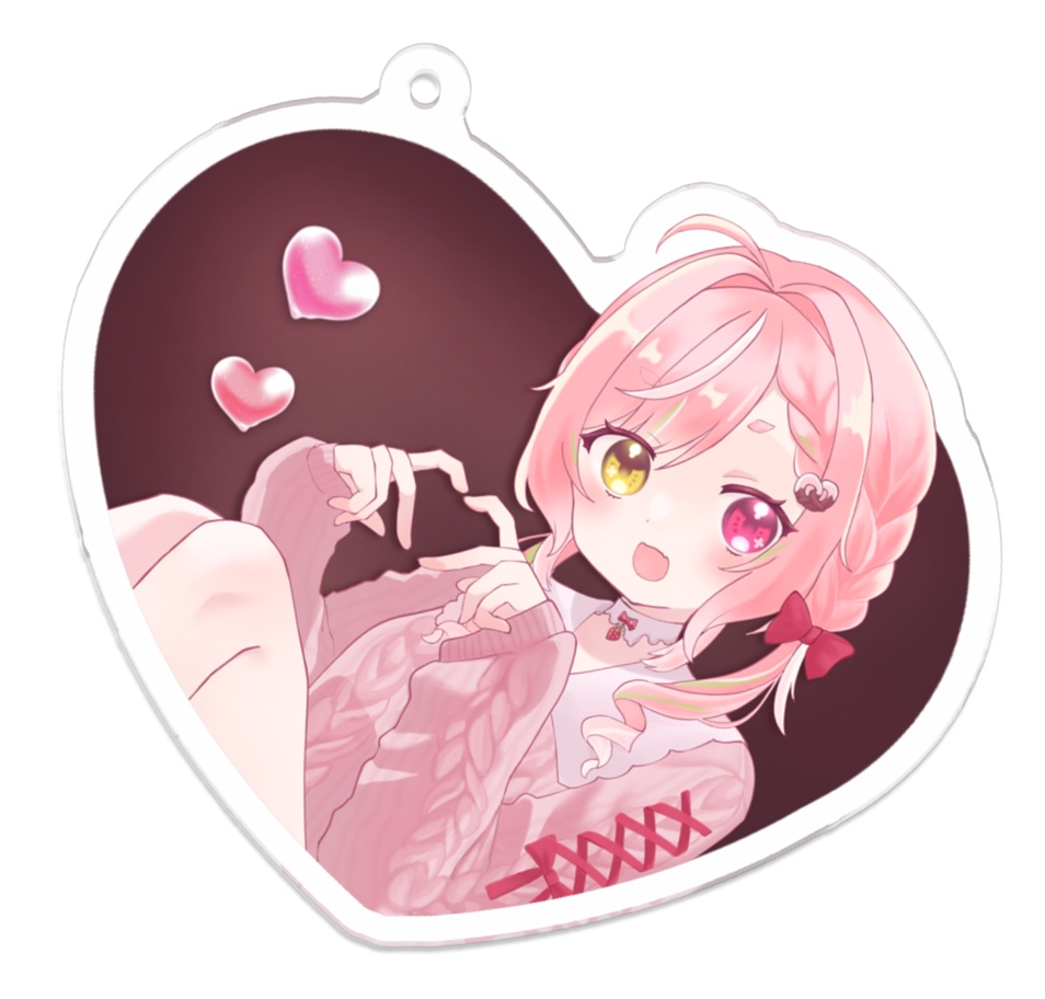 佐透直 バレンタインアクリルキーホルダー