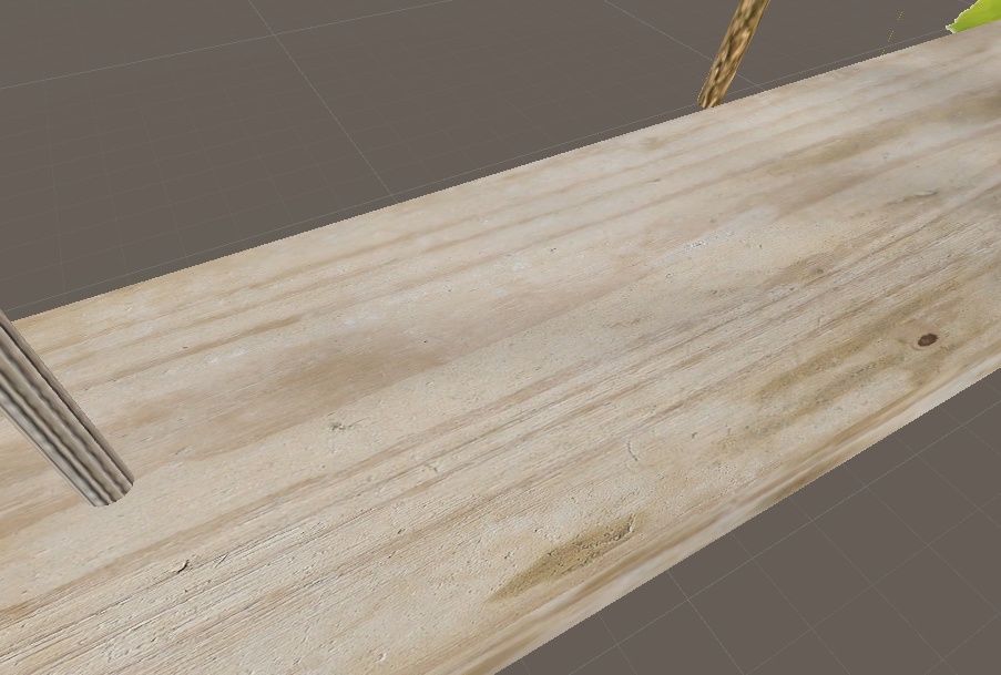 움직일 수 있는 나무재질 그네 (Movable lowpoly wooden swing)