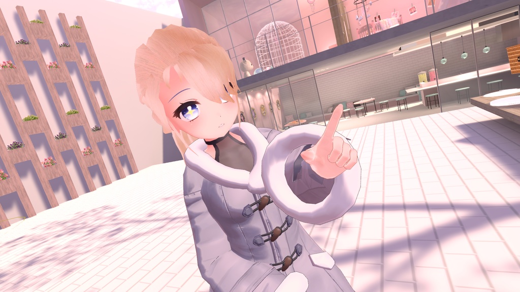 Pony tail hair for koyuki