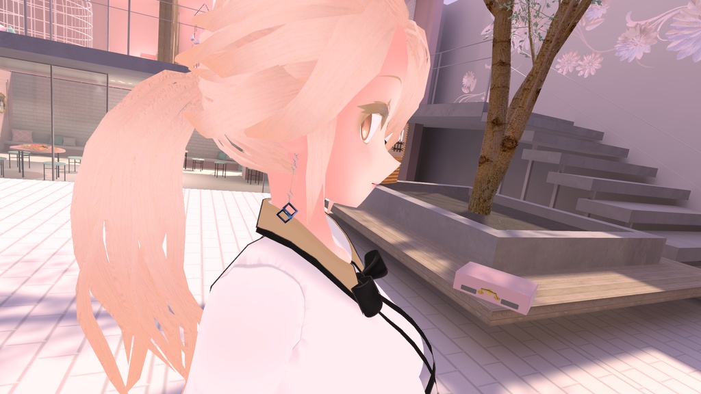 Pony tail hair for koyuki