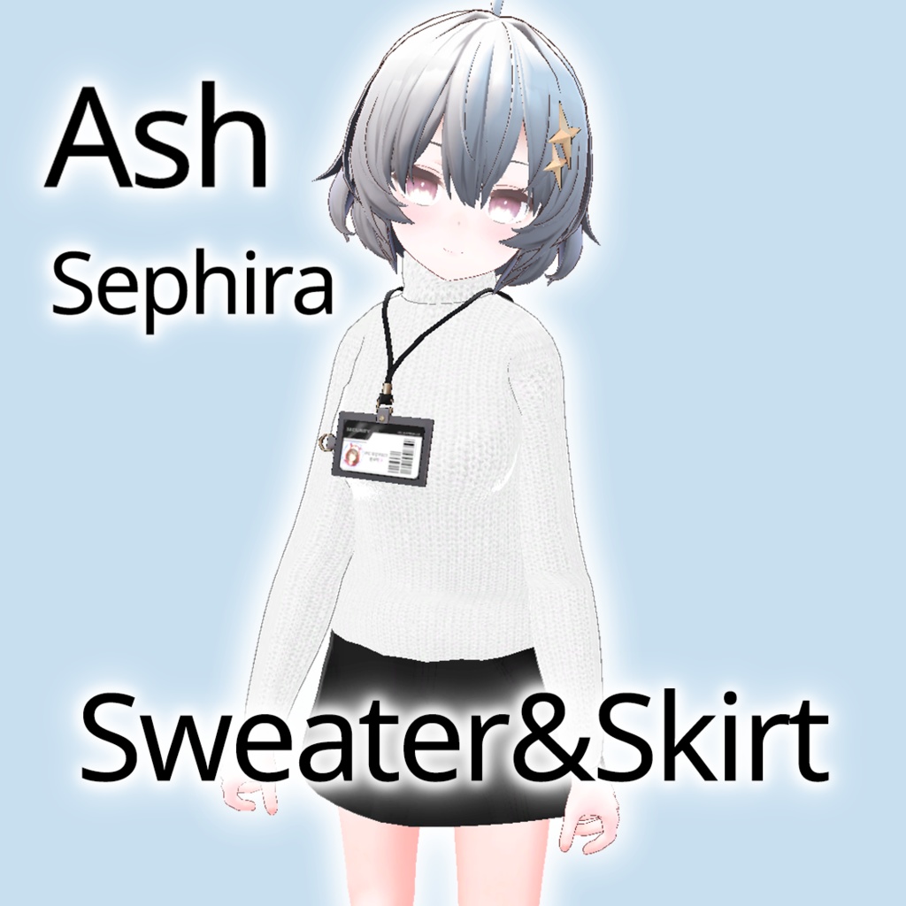 Ash & Sephira's sweater and skirt(애쉬,세피라의 스웨터와 치마