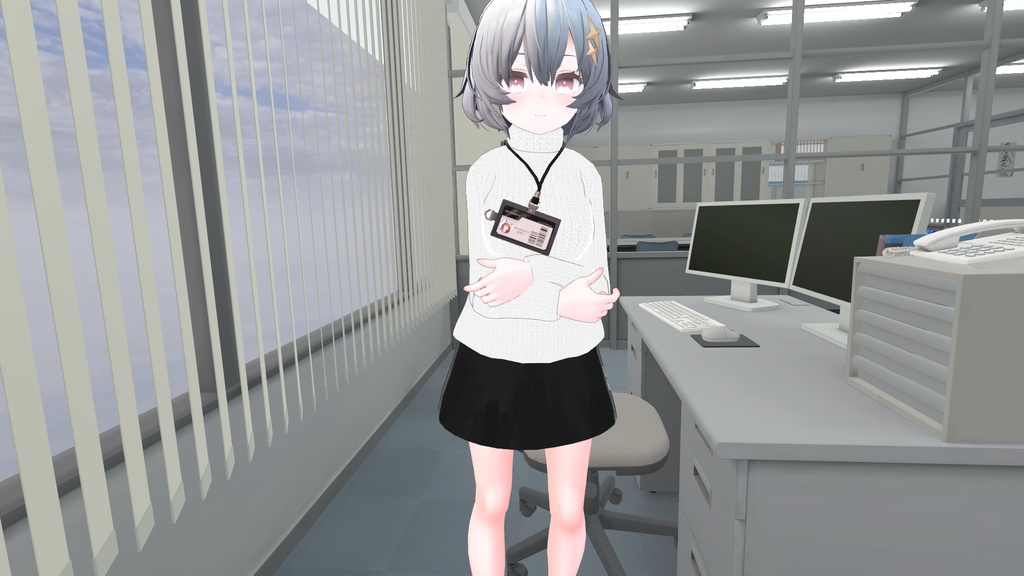 Ash & Sephira's sweater and skirt(애쉬,세피라의 스웨터와 치마)アッシュ, セフィラ