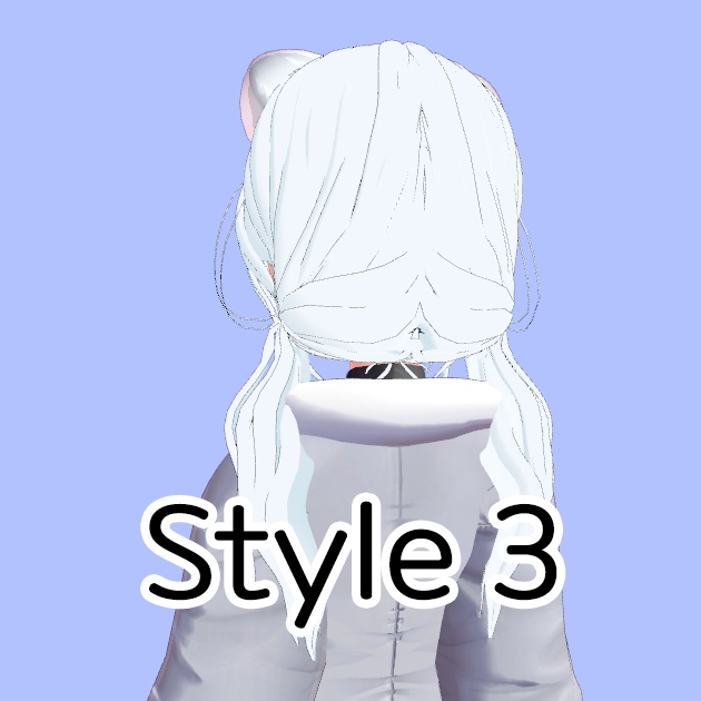 Koyuki Twintails Hair 5 Styles 狐雪