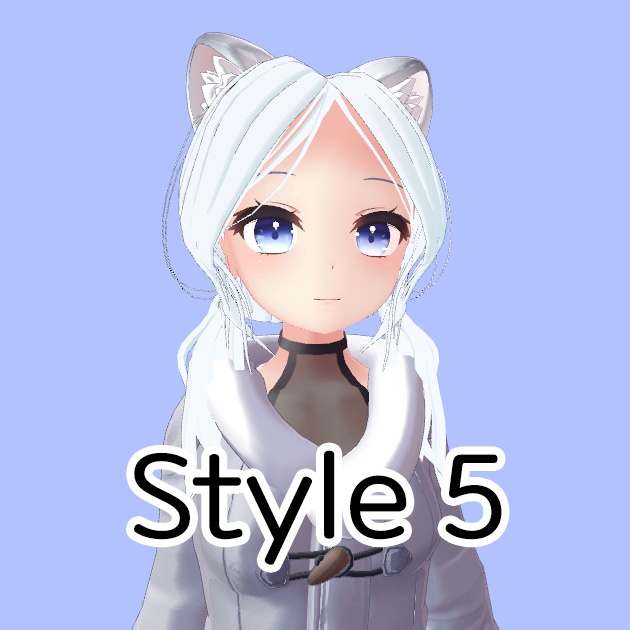 Koyuki Twintails Hair 5 Styles 狐雪