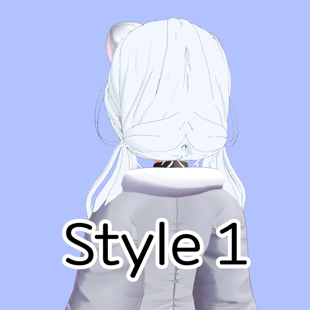 Koyuki Twintails Hair 5 Styles 狐雪