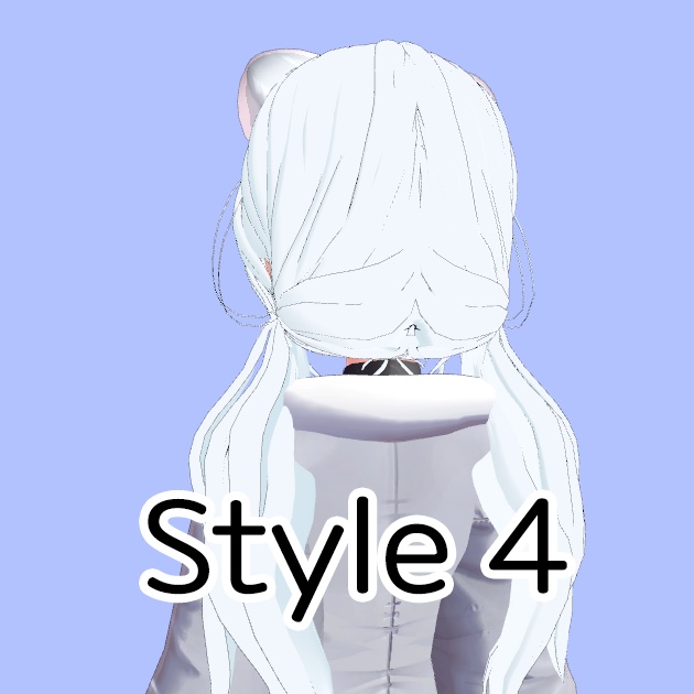 Koyuki Twintails Hair 5 Styles 狐雪