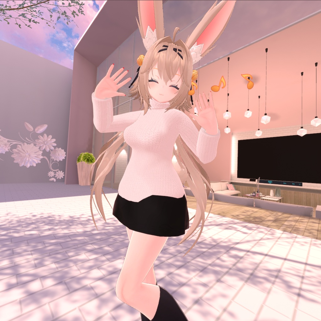 【竜胆ちゃん用】Rindo Sweater&Skirt (VRC)