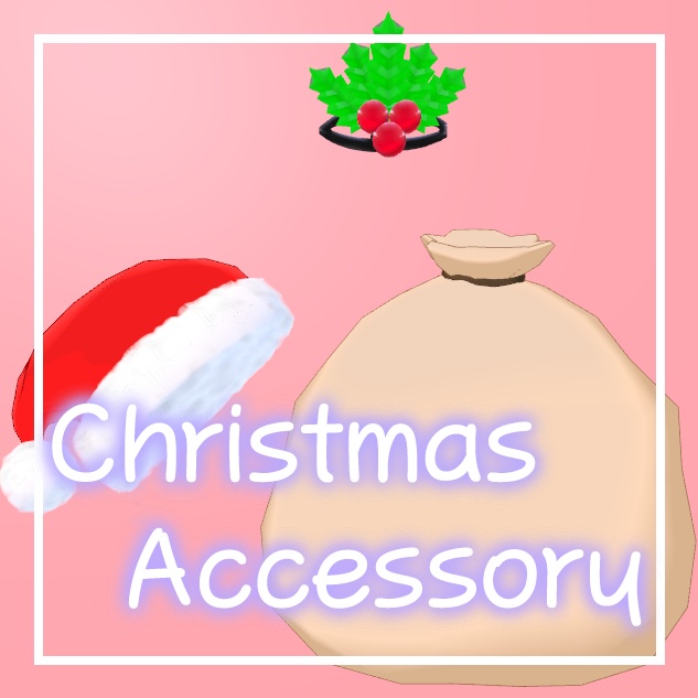 [PB Updated] Christmas accessory package (hat, pin, pocket) 