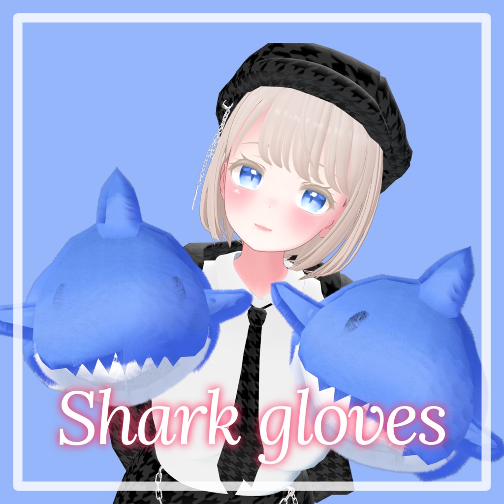 Bite Bite Shark gloves (+animation tutorial media, easy setting version updated)