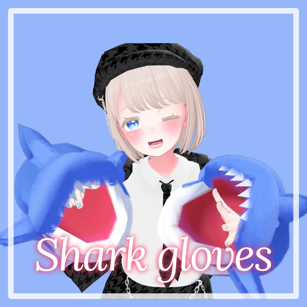 Bite Bite Shark gloves (+animation tutorial media, easy setting version updated)