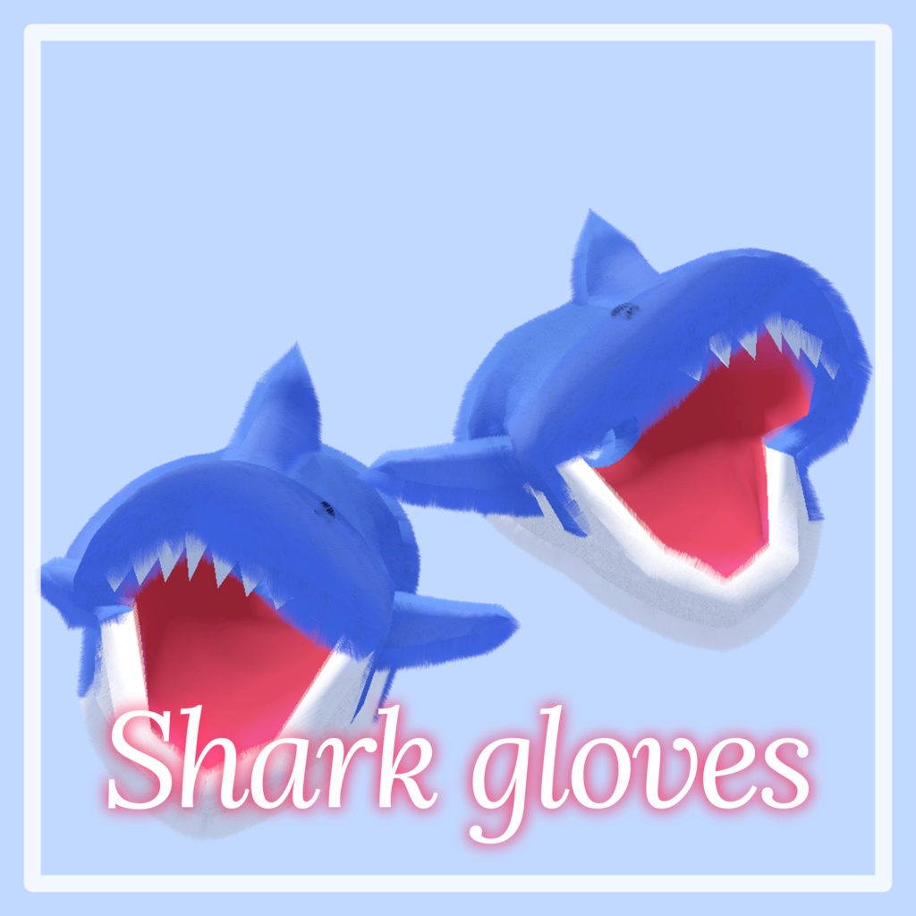 Bite Bite Shark gloves (+animation tutorial media, easy setting version updated)