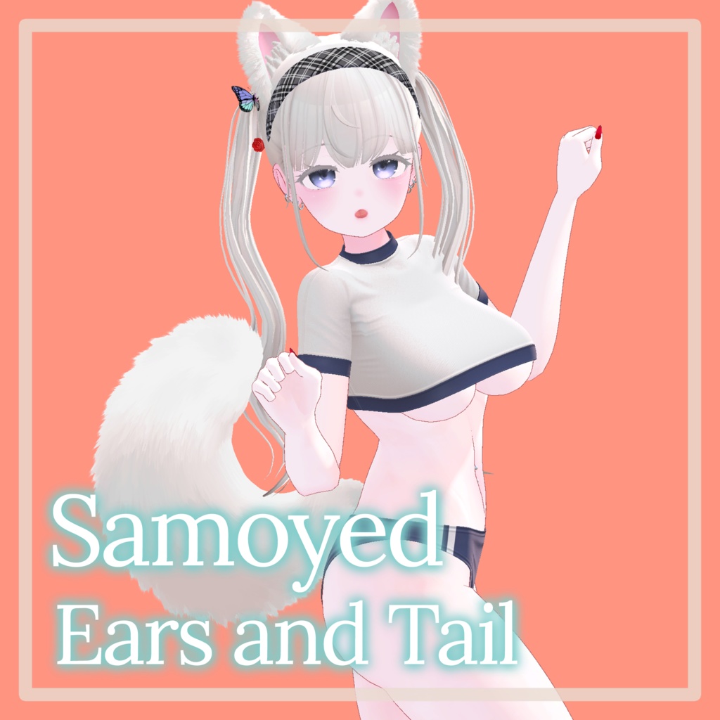 [VRC] Samoyed Ears, Tail