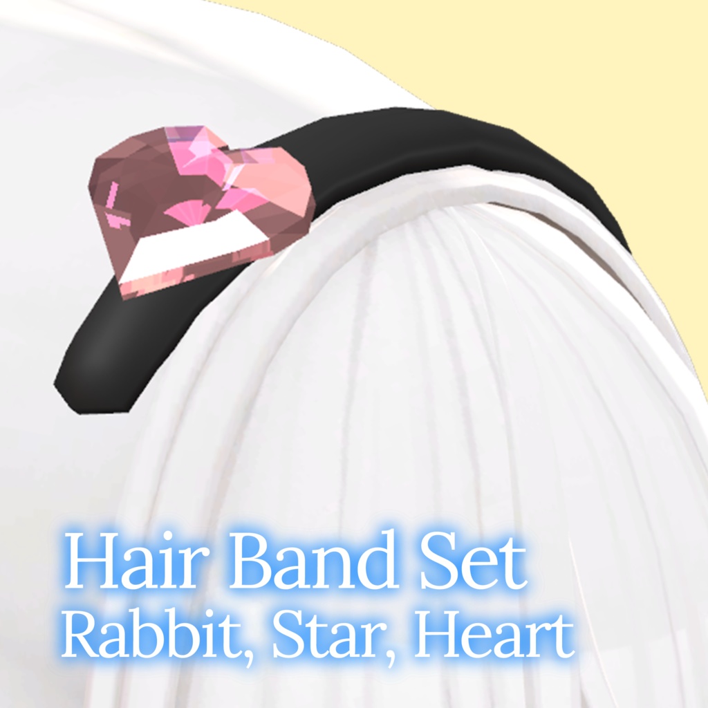 Hairband set(Rabbit, Heart, Star)
