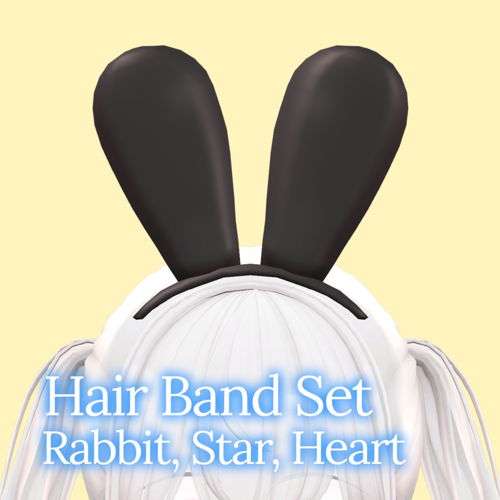Hairband set(Rabbit, Heart, Star)