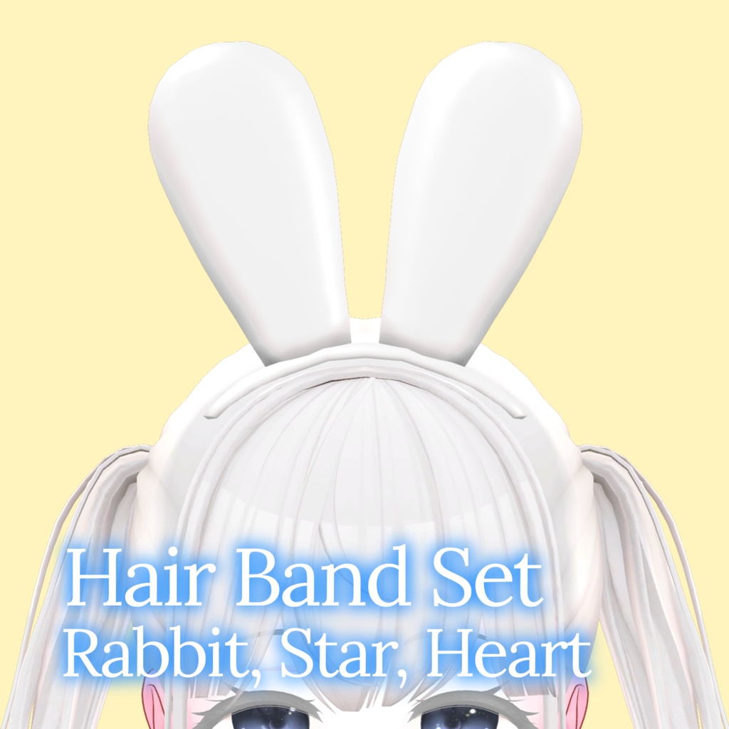 Hairband set(Rabbit, Heart, Star)