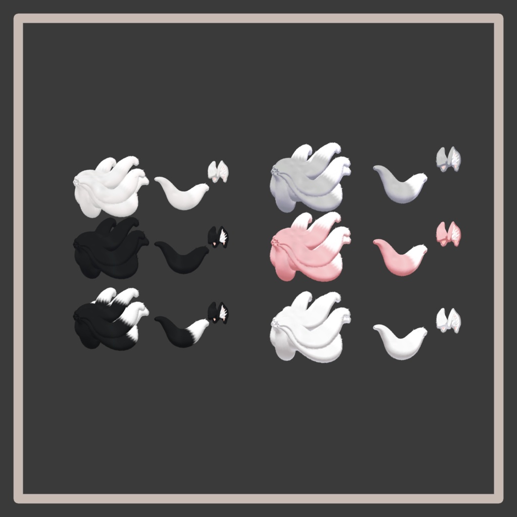 Soft Ears&Tails ver.2 (Ears, One tail, Nine tails)